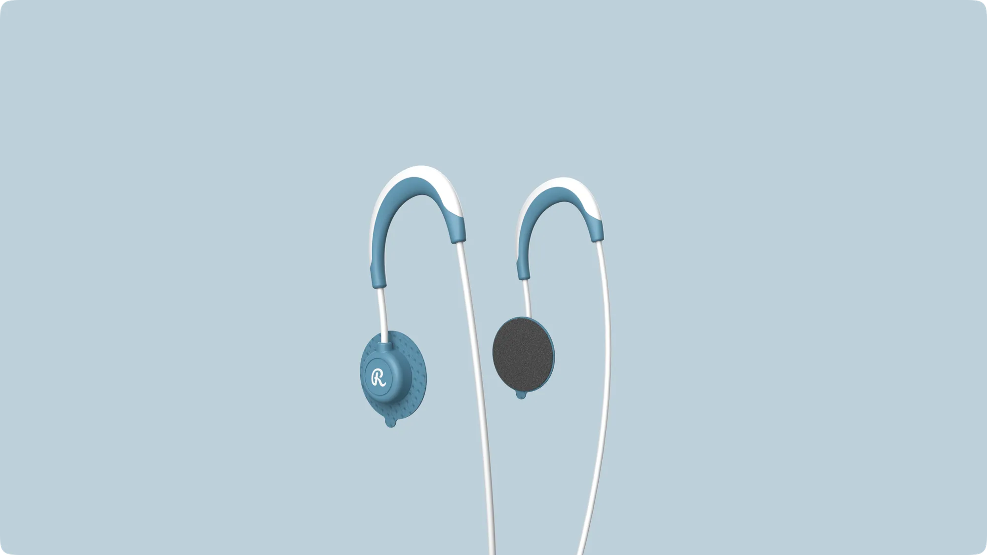 The Roga device in a blue colour